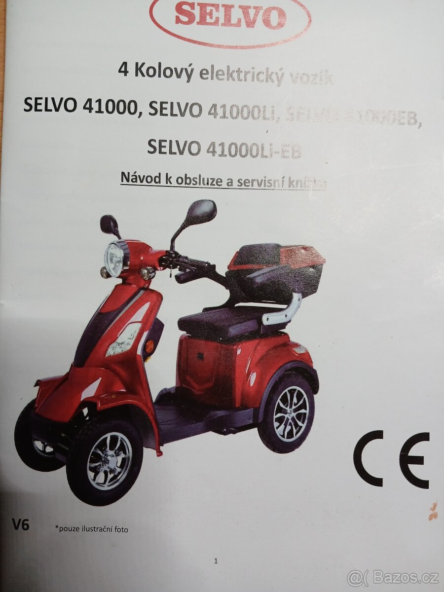 Elektrický vozík pro seniory