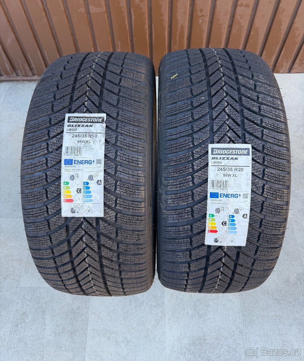 245/35 R20 95W XL pouze 2ks rok 2021 nový Bridgestone