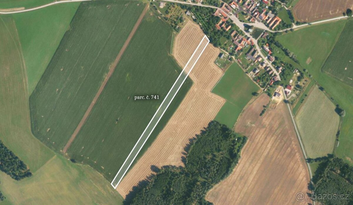 Pozemek, bydlení, prodej, Mysletice, Jihlava