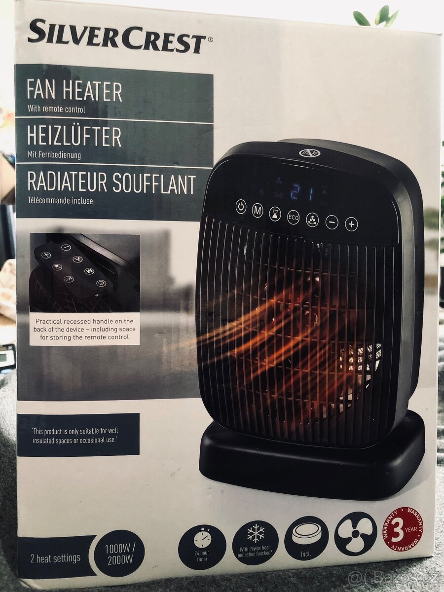 Horkovzdušný ohřívač SHLF 2000 E4