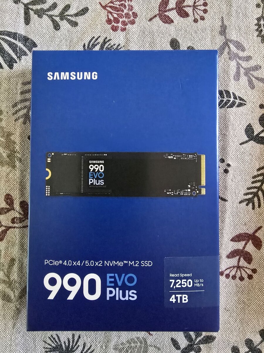 Samsung 990 EVO Plus 4TB – Nový, nerozbalený, záruka