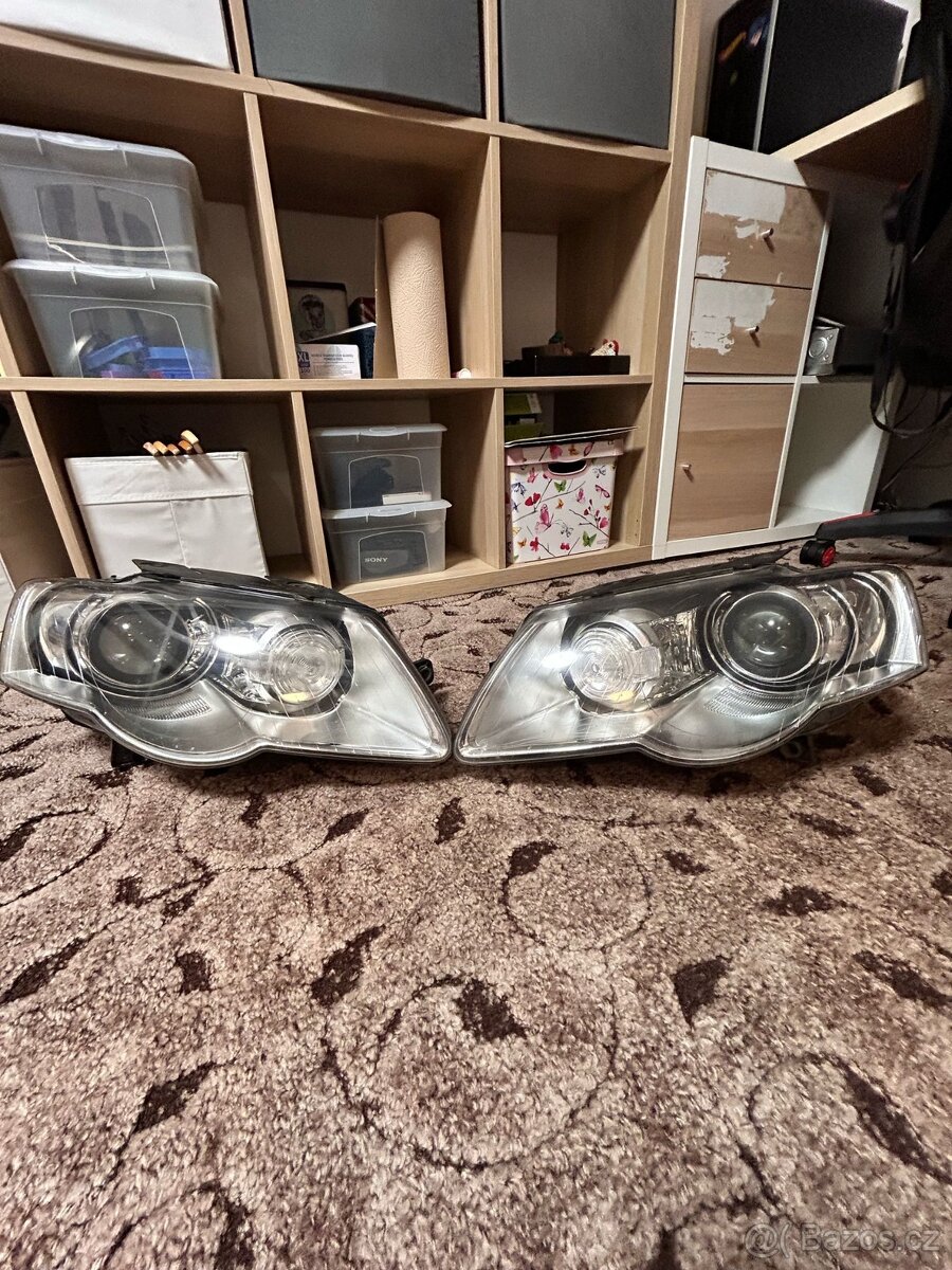 přední xenonove světla na VW Passat B6