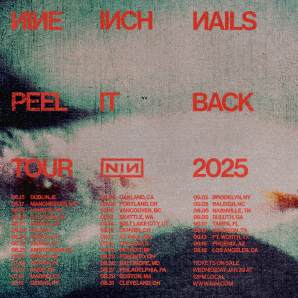 1-2 lístky na Nine Inch Nails ve Vídni 27. 6. 2025