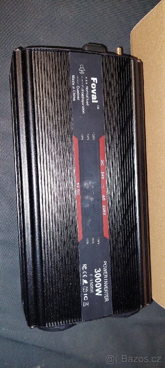 Měnič 24 v 3000w