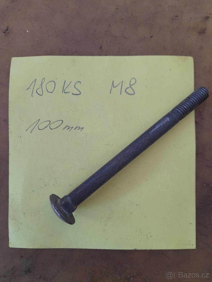 Šroub vratový m8