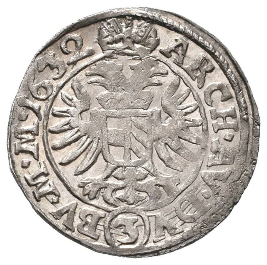 Stříbrná mince r. 1632 Ferdinand II.