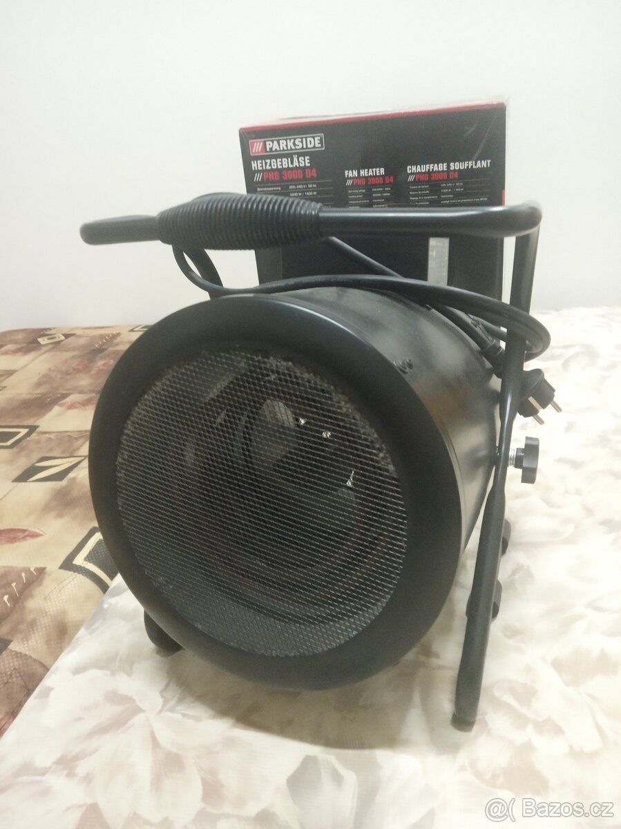 PARKSIDE TOPNÝ VENTILÁTOR PHG 3000 D4