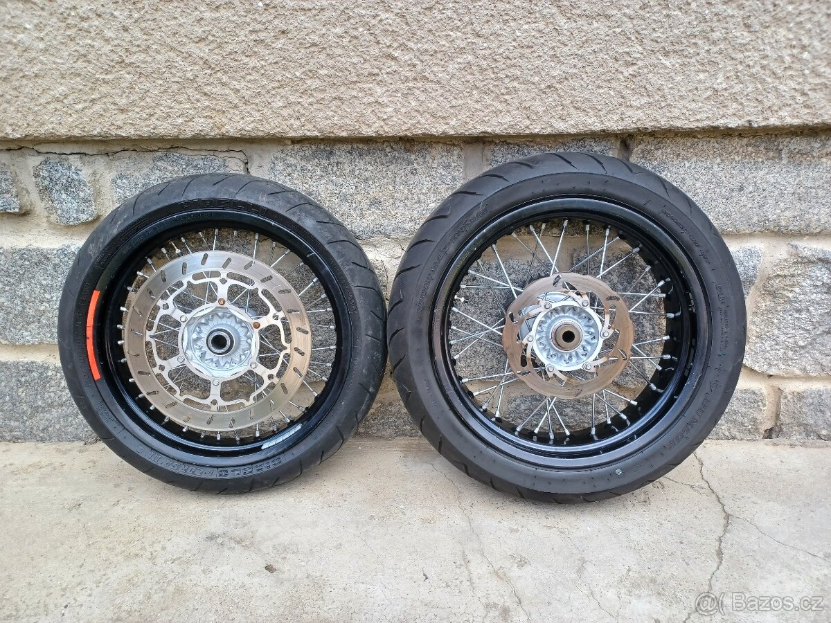 KTM LC4 640 - 620 KOLA, TLUMIČE, PUMPY, BRZDIČE ...