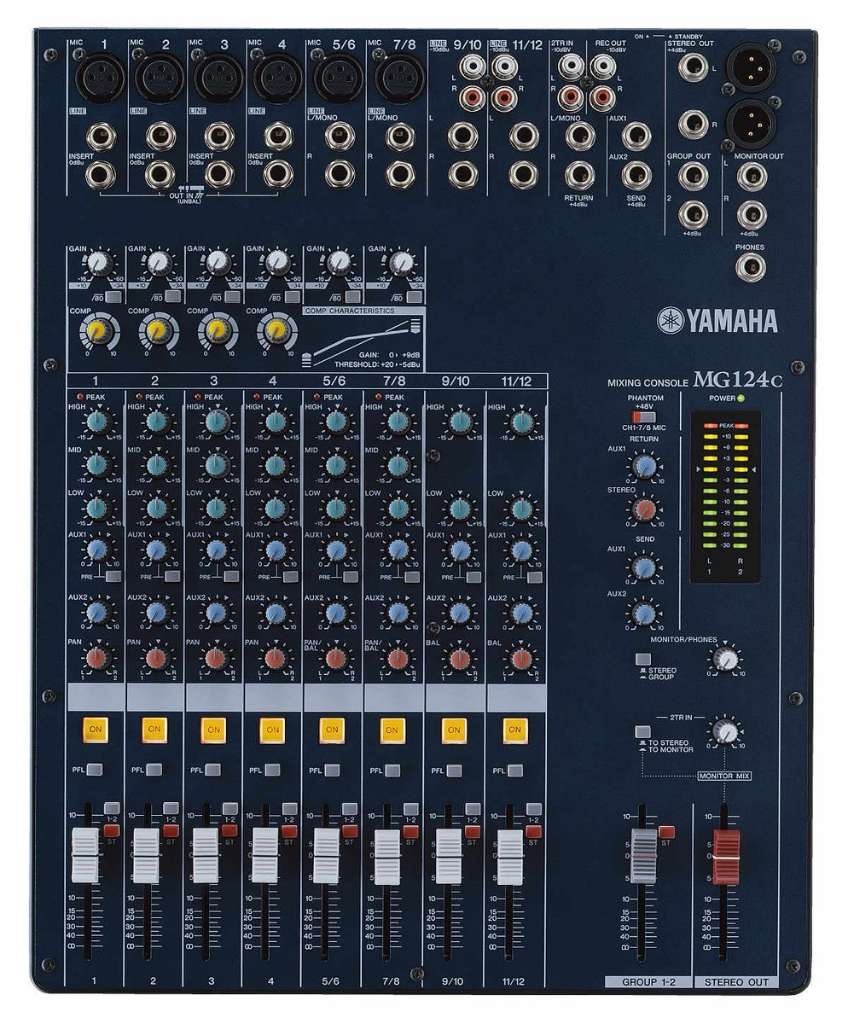 Yamaha MG124C Analogový mixpult