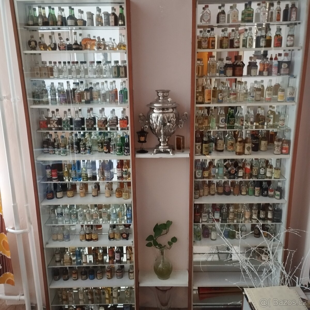 Mini lahvičky s alkoholem.