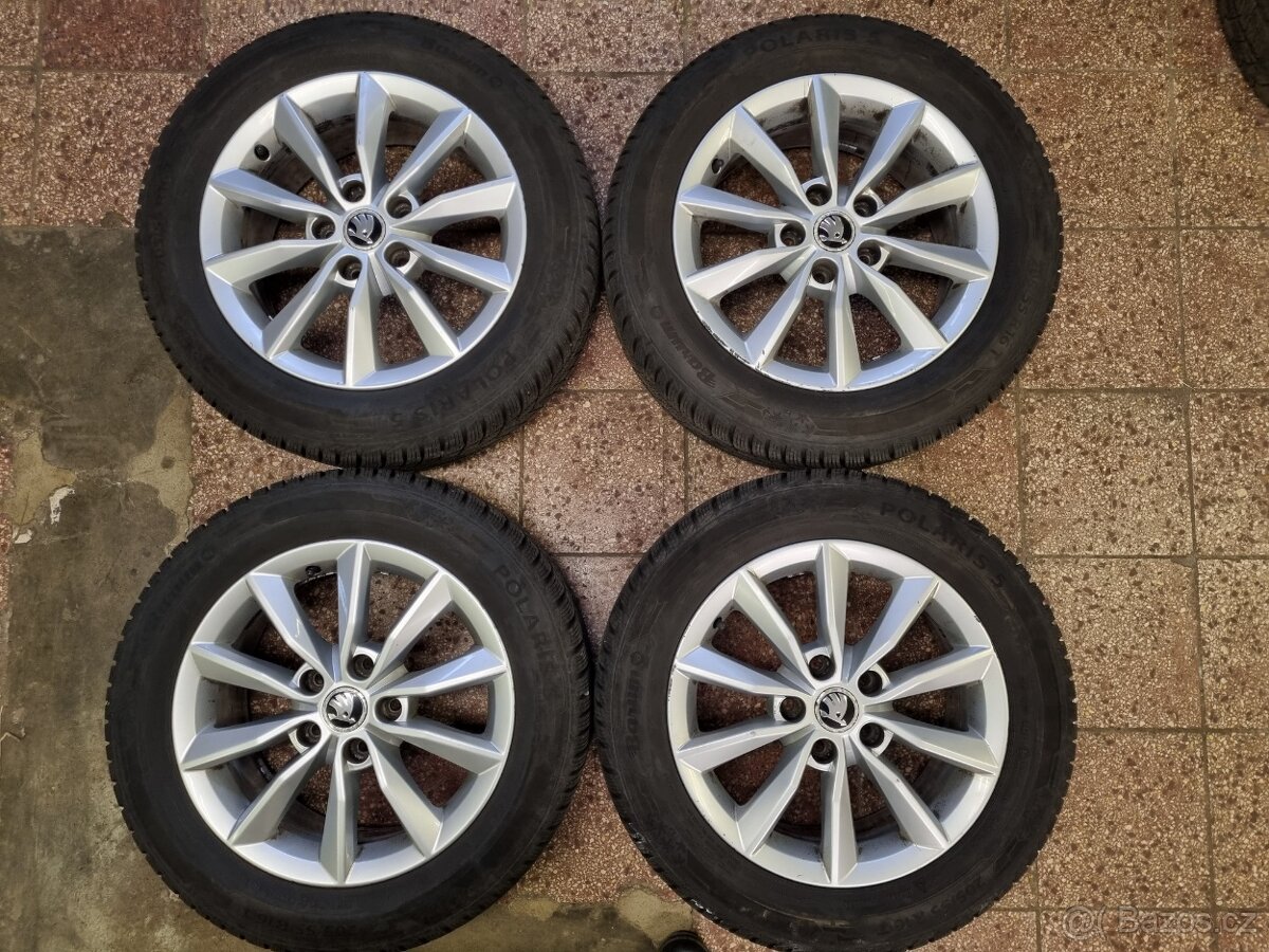 Alu kola disky Škoda Minoris 5x112 16" 205/55 R16