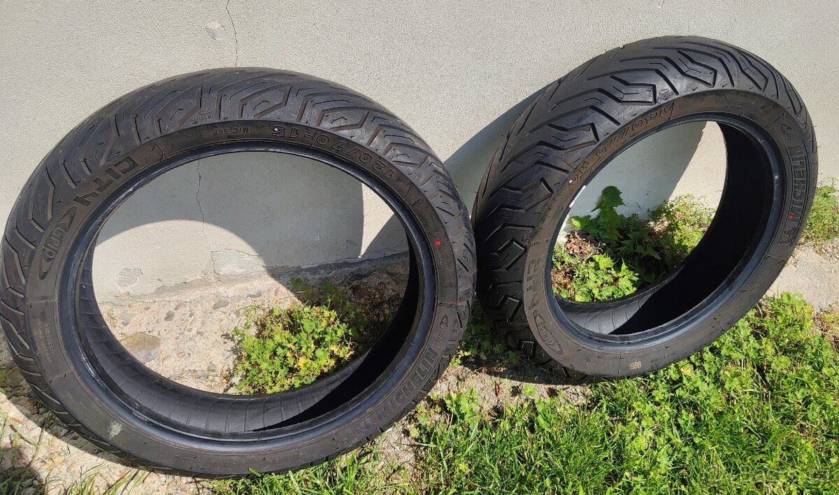 Michelin city grip 120/70/15, 140/70/14
