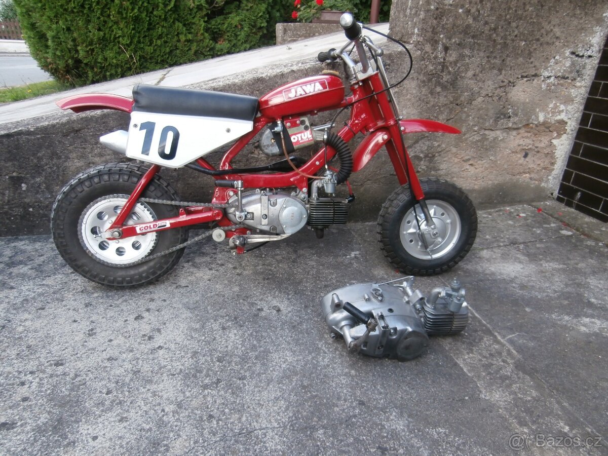 Dětský motocykl domácí výroby