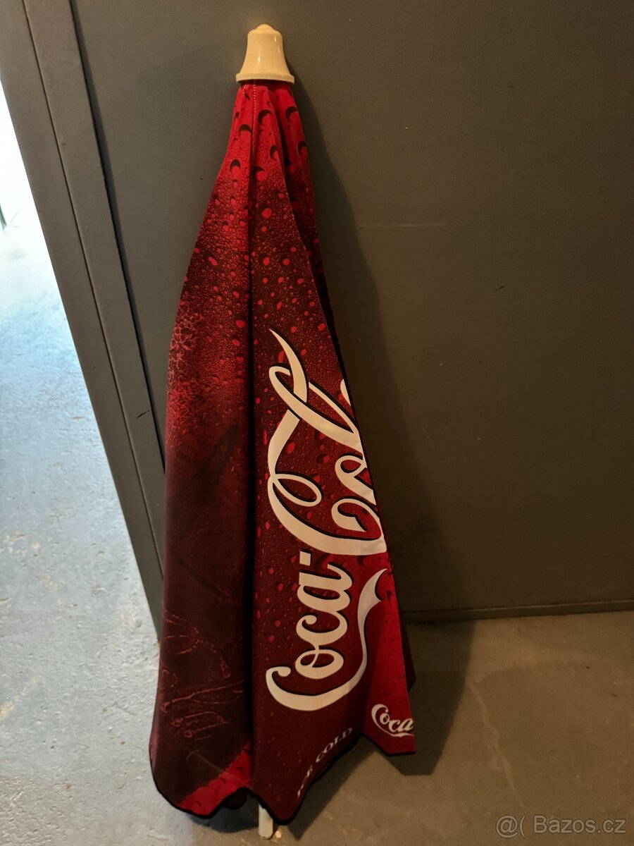 Slunečník Coca Cola