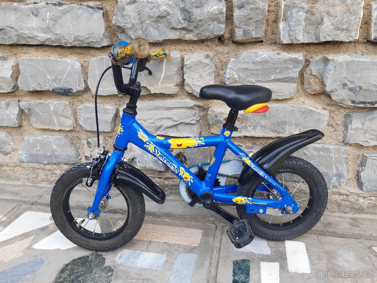 Dětské kovové kolo 12" Superior