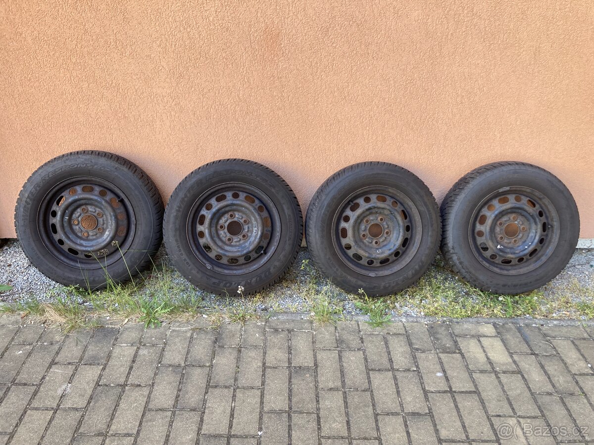 Sada zimních pneu Dunlop Winter Response 2 195/65/r15 91T