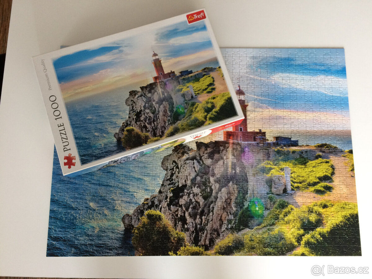 Puzzle Trefl Melagavský maják Řecko 1000 dílků