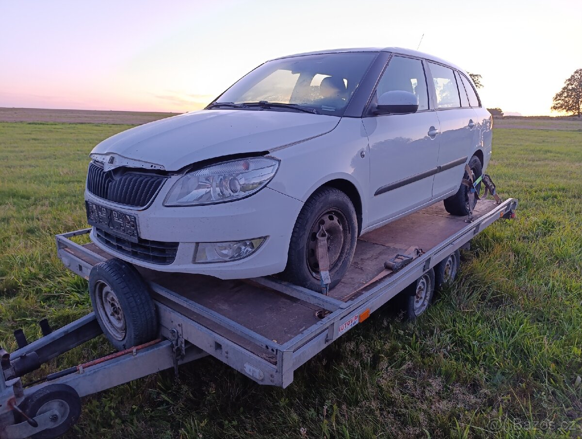 Prodám díly z vozu Škoda fabia 2, 1.6 TDI 77 KW CAYD