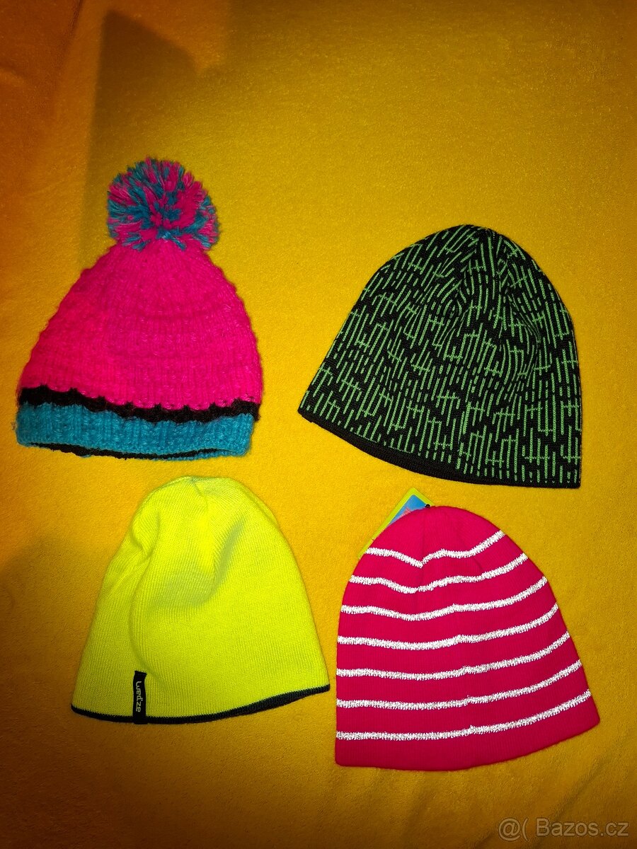 Dětské zimni čepice