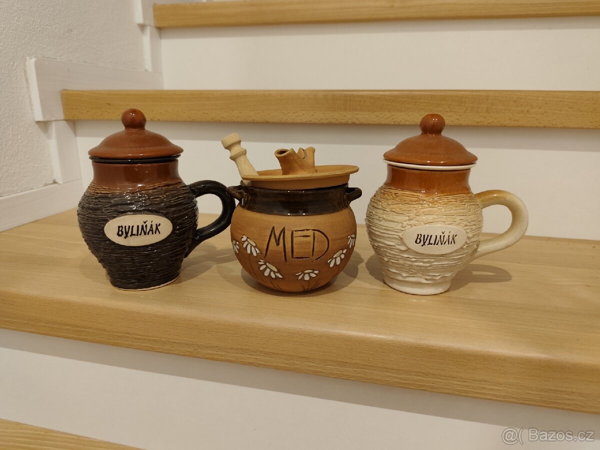 Sada keramických soudků - NOVÉ. Pouze osobně