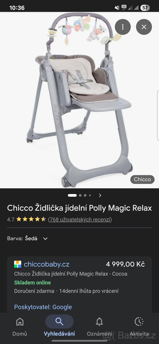 Jídelní židlička