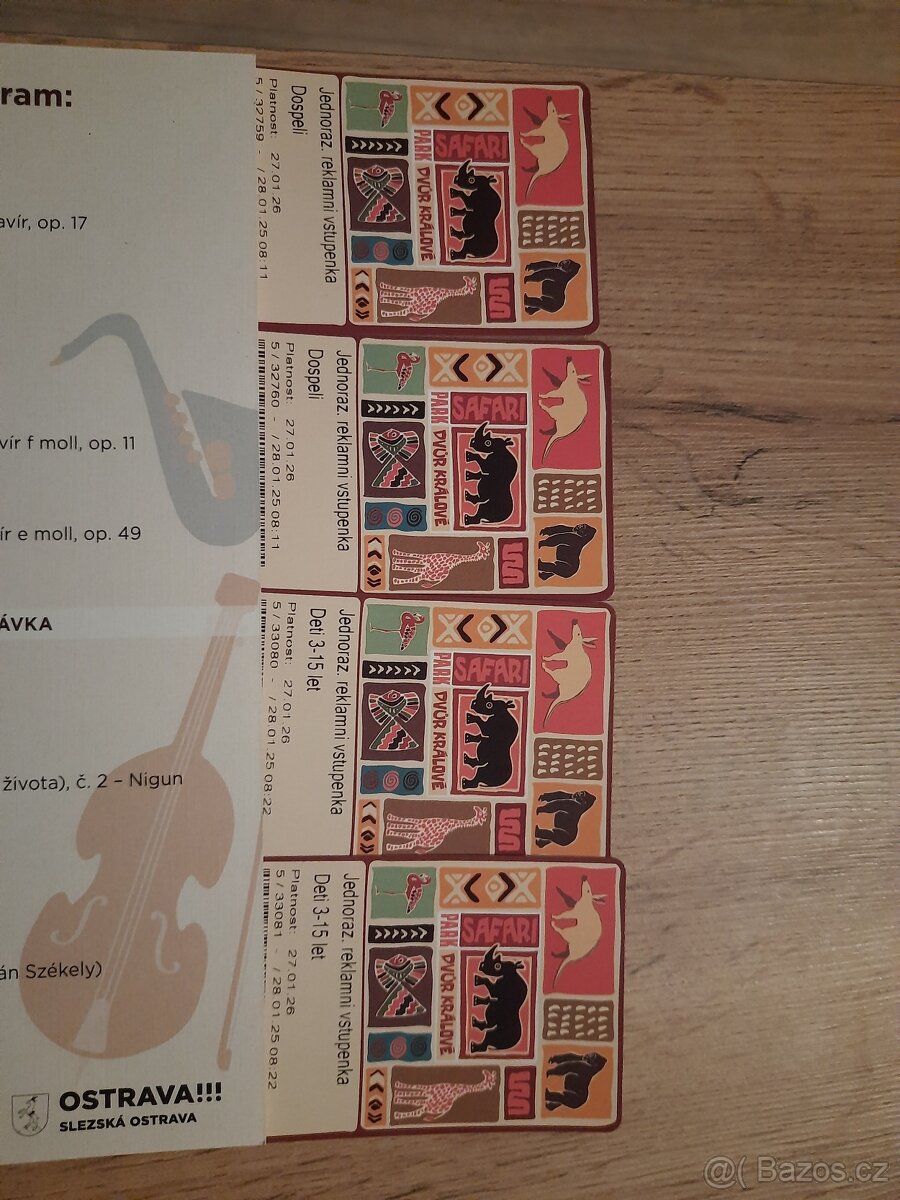 Safari Park Dvůr Králové 2x dospělý, 2x dítě