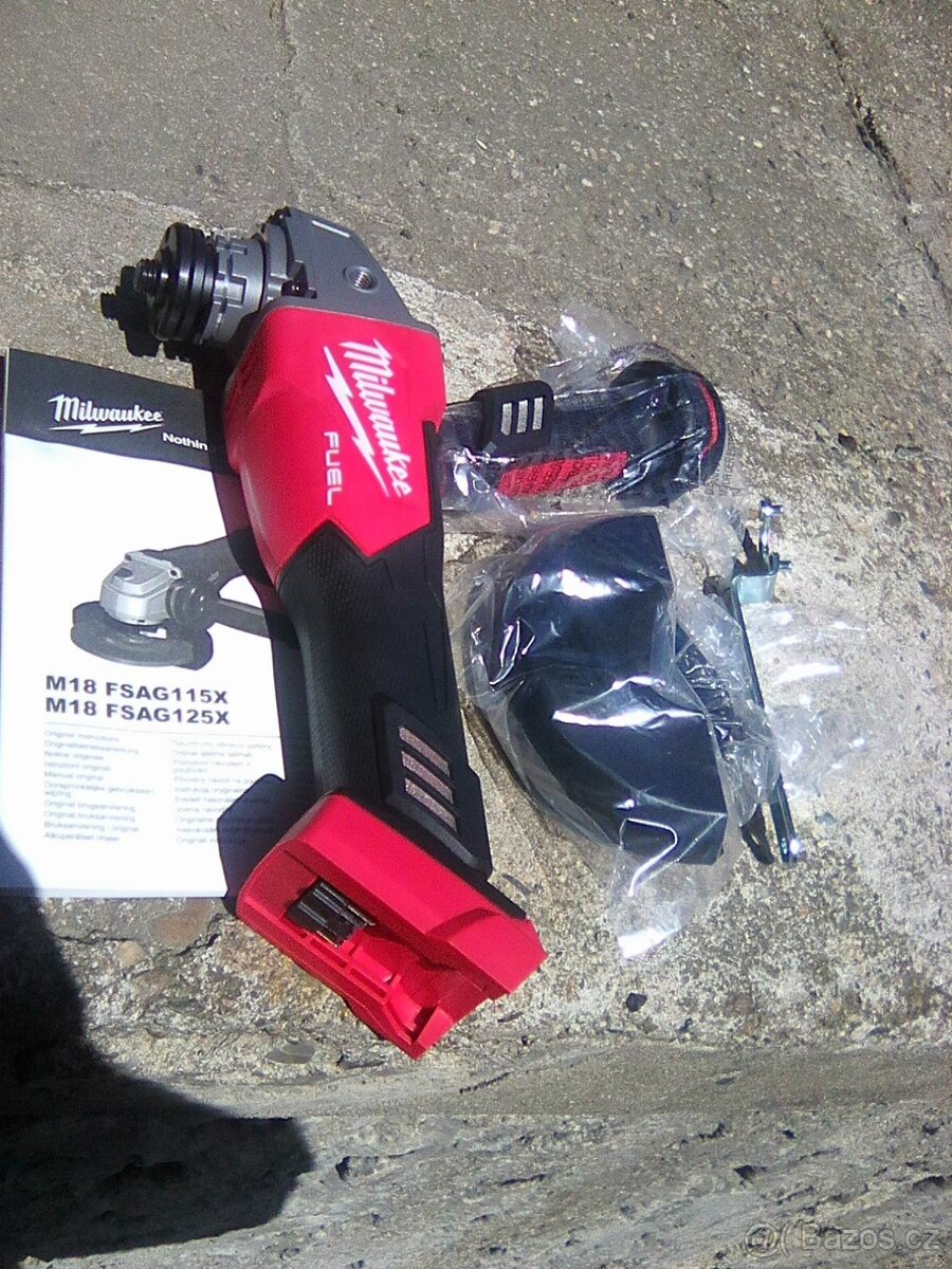 milwaukee M18 FSAG125X - M18 FUEL 125 mm úhlová bruska