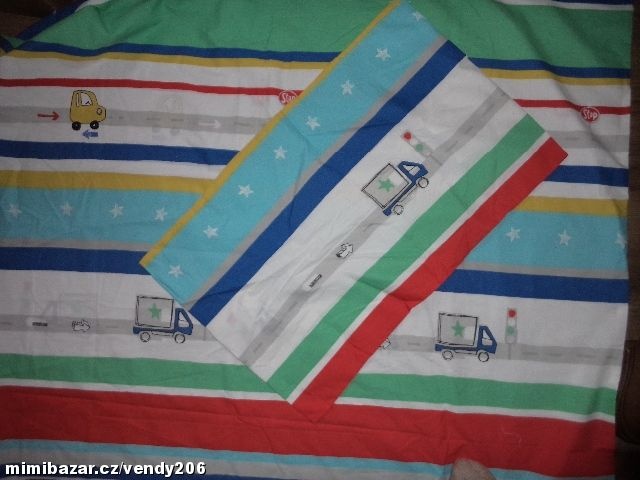 prodám nové dětské povlečení 135x200+ polštář 50x75
