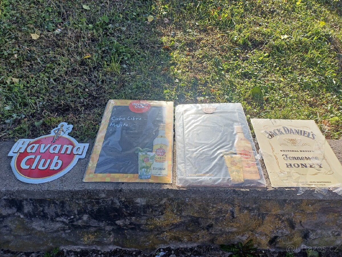 PRODÁM ORIGINÁLNÍ PLECHOVÉ BAROVÉ CEDULE.