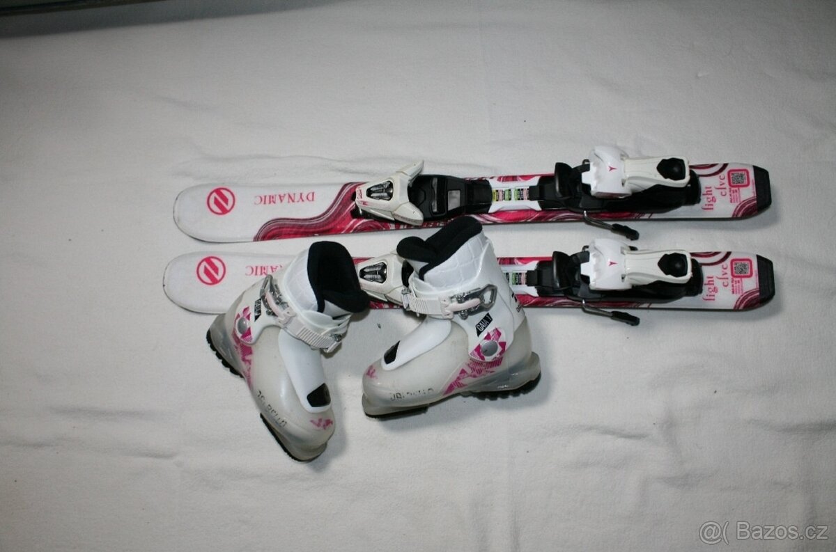 dívčí lyže dynamic Elve 80 cm , lyžaky
