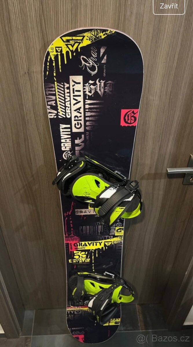 Snowboard Gravity Empatic - vel 151 cm