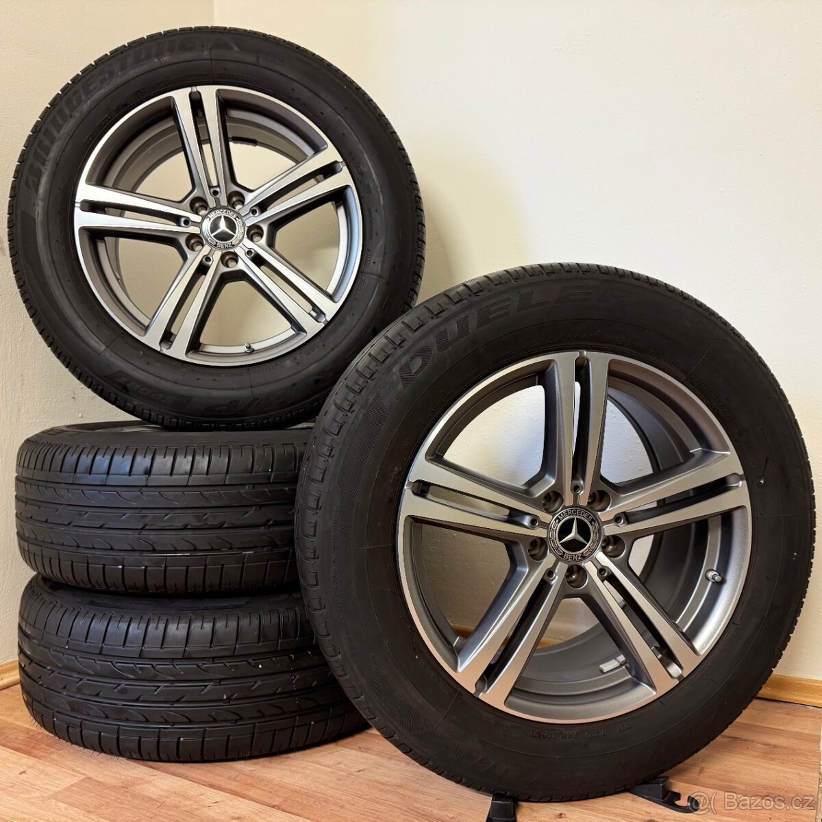 MERCEDES GLC 5x112 R18 ET38+LETNÍ 235/60R18 7,5/6mm