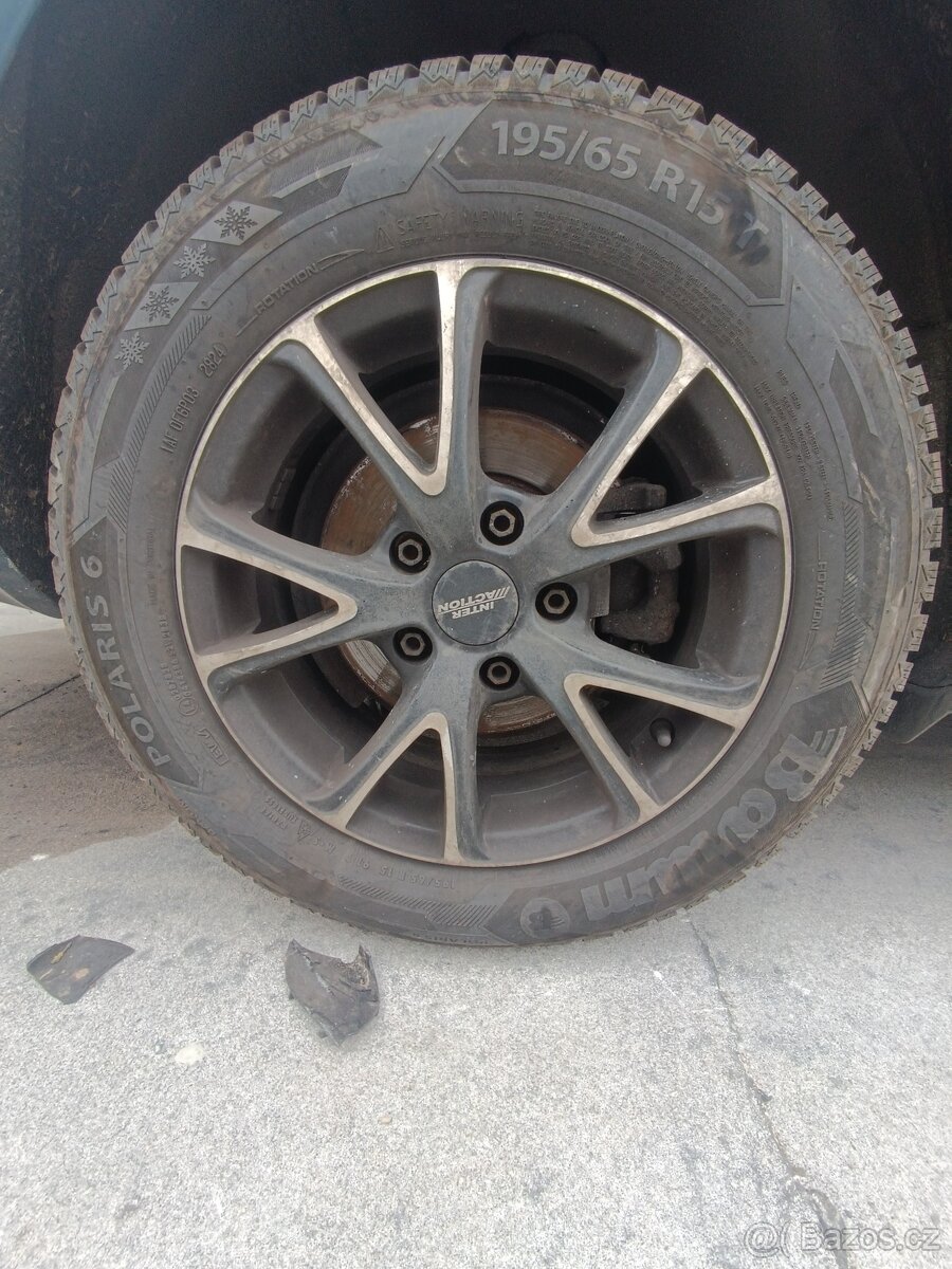 ALU disky, kola PULSAR BLACK 5x112 et42 R15