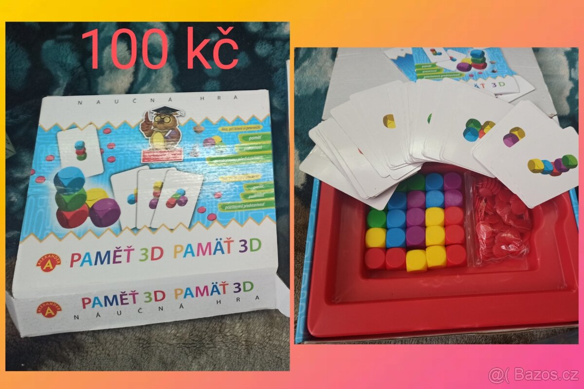 Paměť 3D, sešity pro předškoláky
