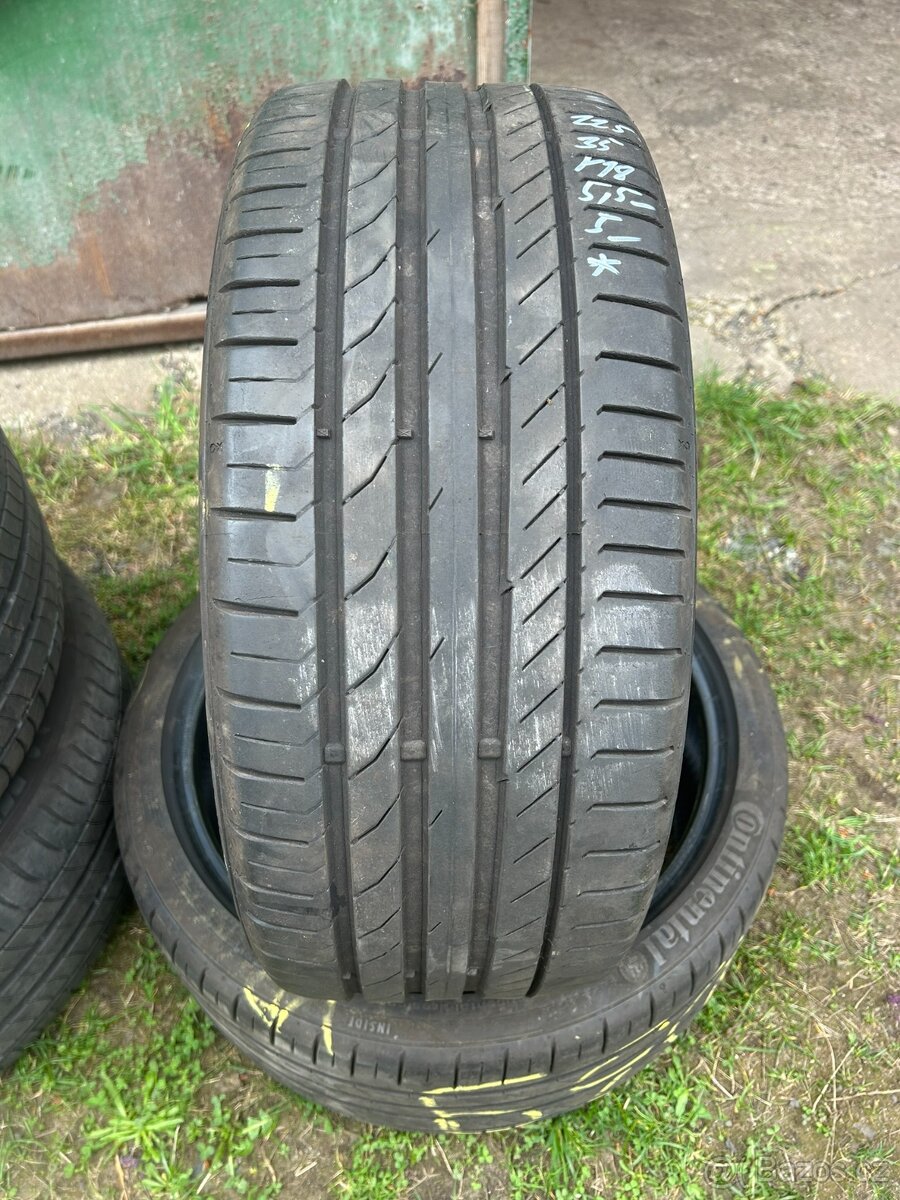 2ks letní pneu Continental 225/35/18