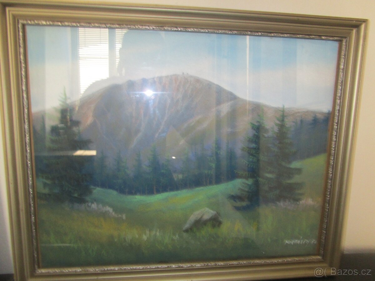 Sněžka-pastel