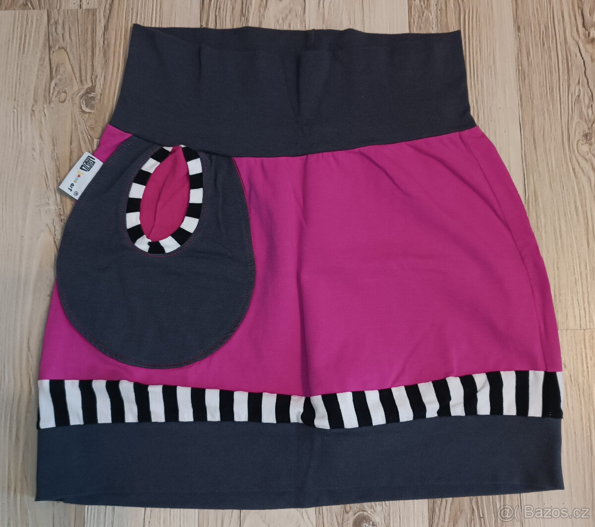 Dámská letní sukně z úpletu "handmade" - vel. S