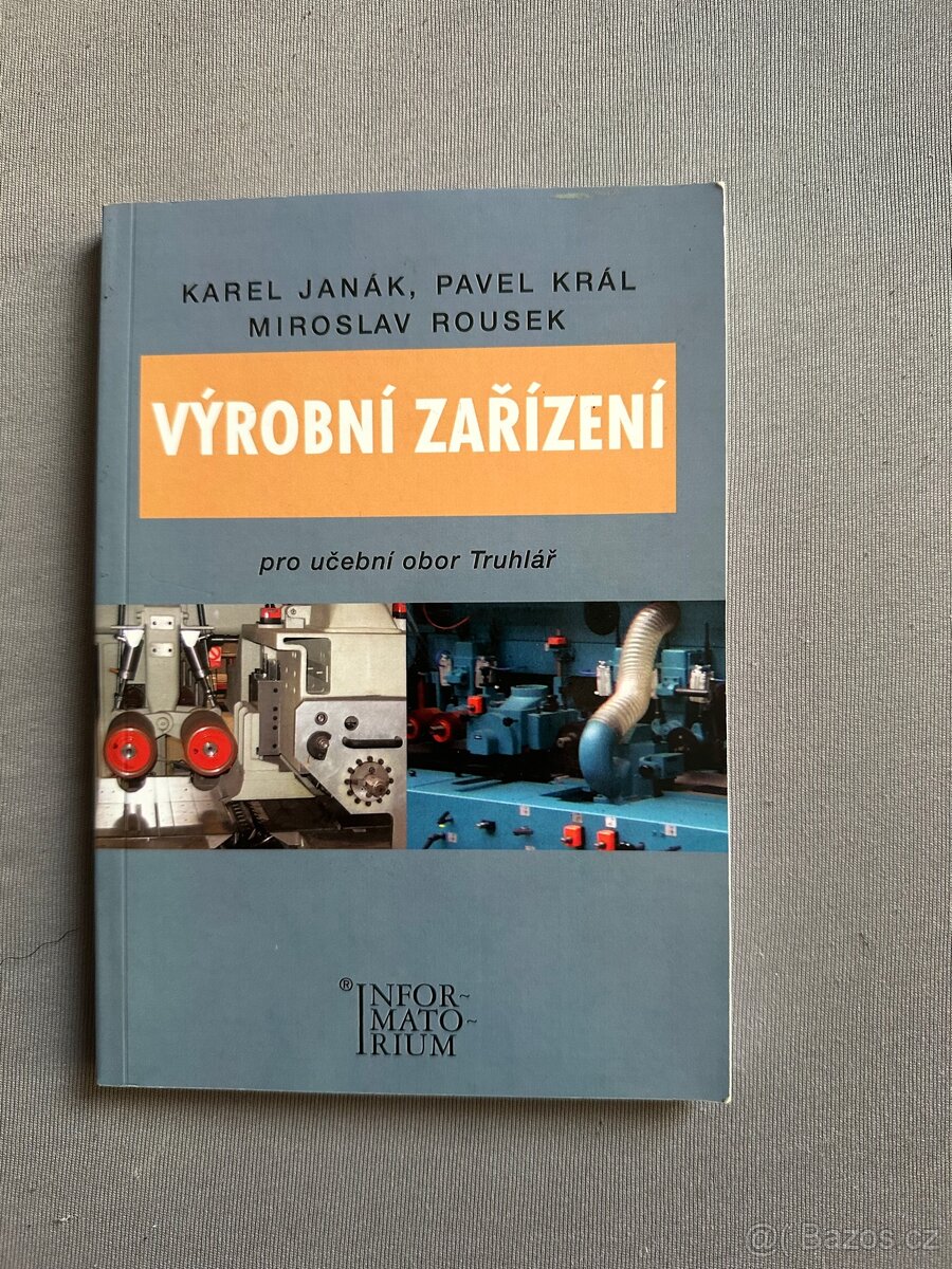 Učebnice - Výrobní zařízení pro obor truhlář