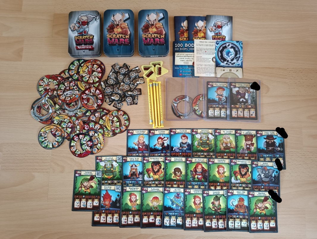 Sběratelský balíček Scratch Wars – originály 2017 - 2018