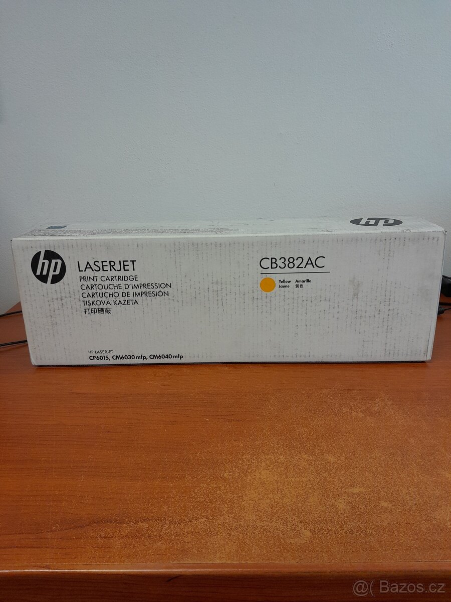 Originální toner HP CB382AC yellow