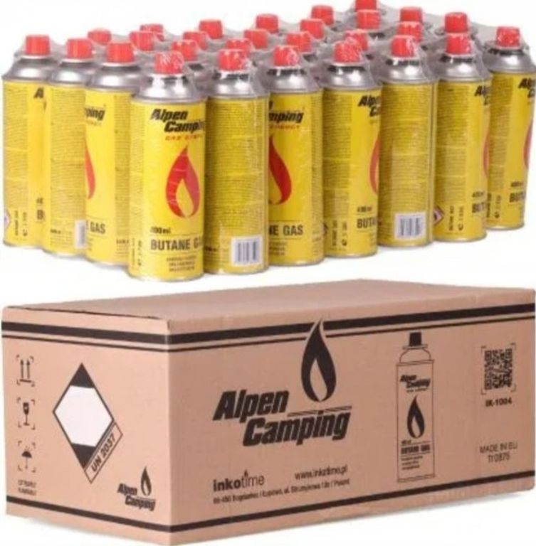 Alpen Camping plyn kartuše 28ks 400ml