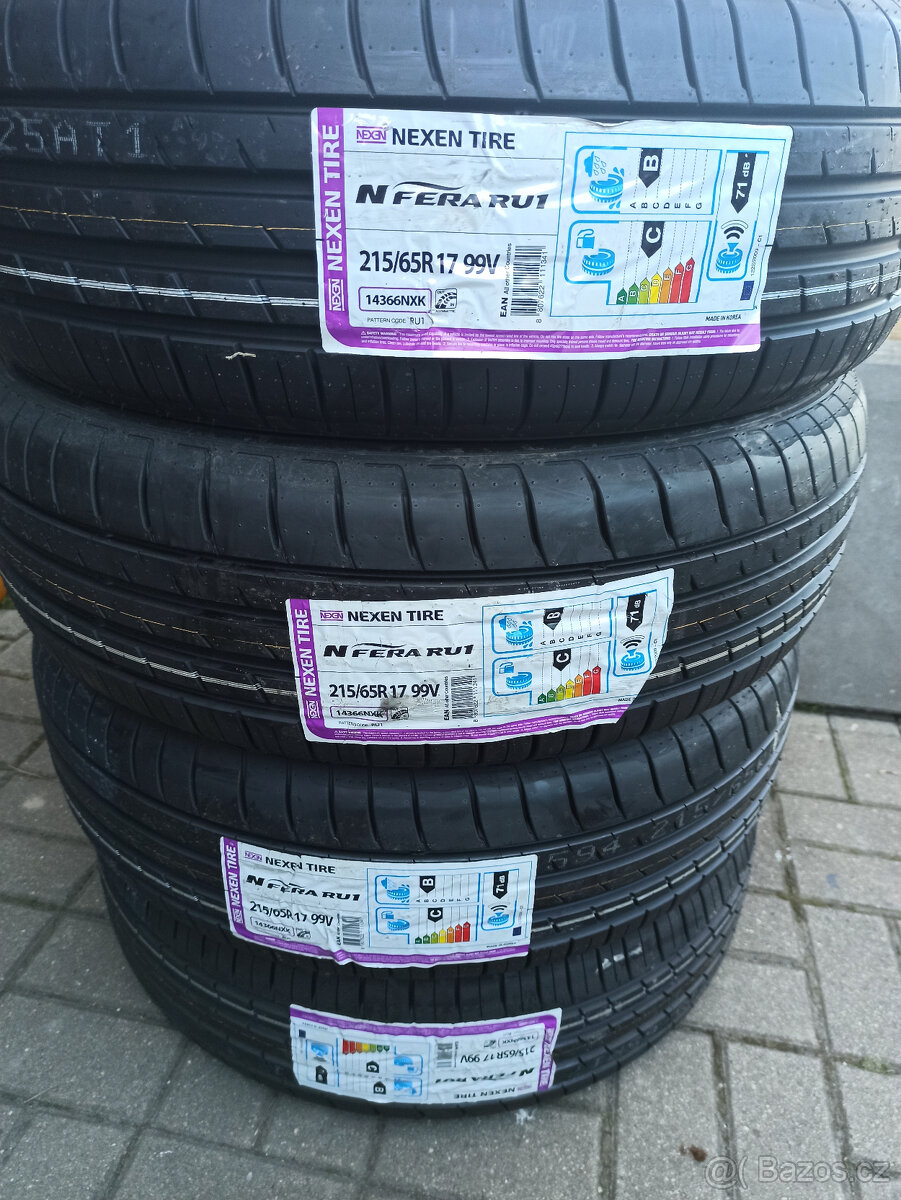 215/65 R17 LETNÍ PNEU - NEJETÉ