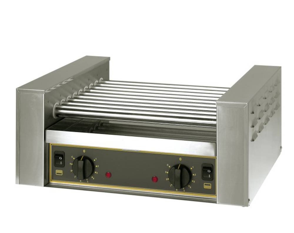 Opékač párků s 9 válečky, kapacita 16 párků, RG9 1,1kW/230V