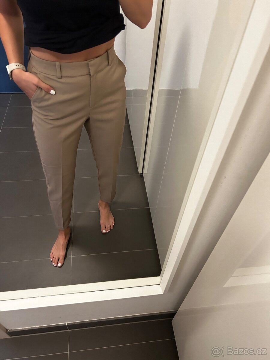 Béžové kalhoty nové s visačkou H&M