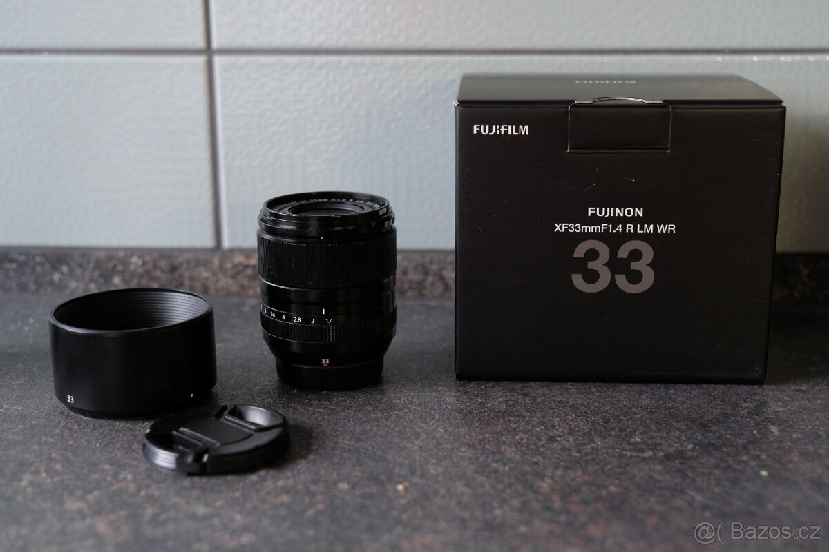 SLEVA - Prodám výborný pevný objektiv fujifilm 33mm f1.4