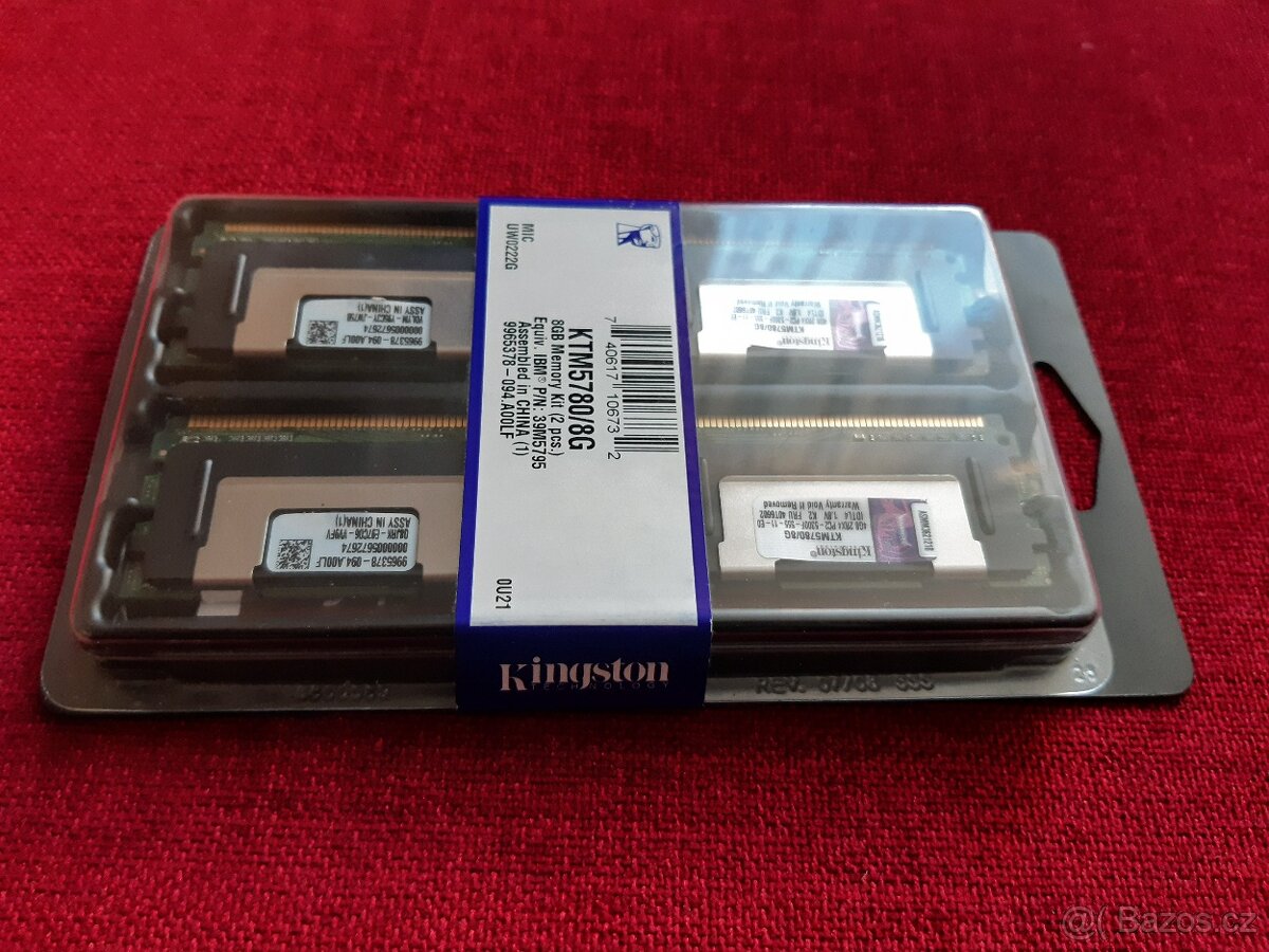 Paměť Kingston 8GB KTM5780/8G