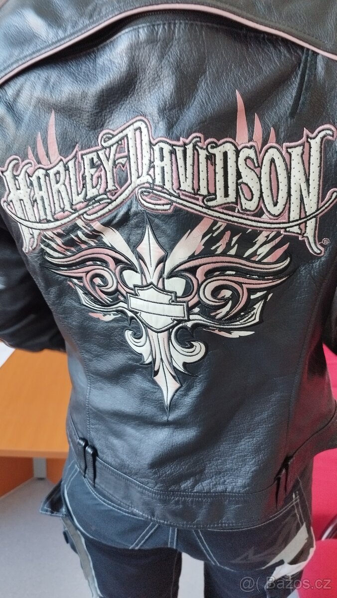 Harley Davidson dámská kožená bunda vel..S