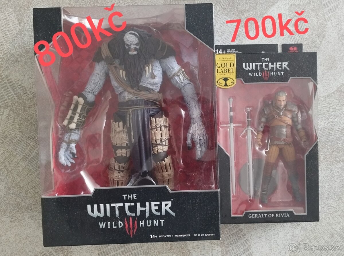 Figurky Zaklínač/Witcher nové nerozbaleny
