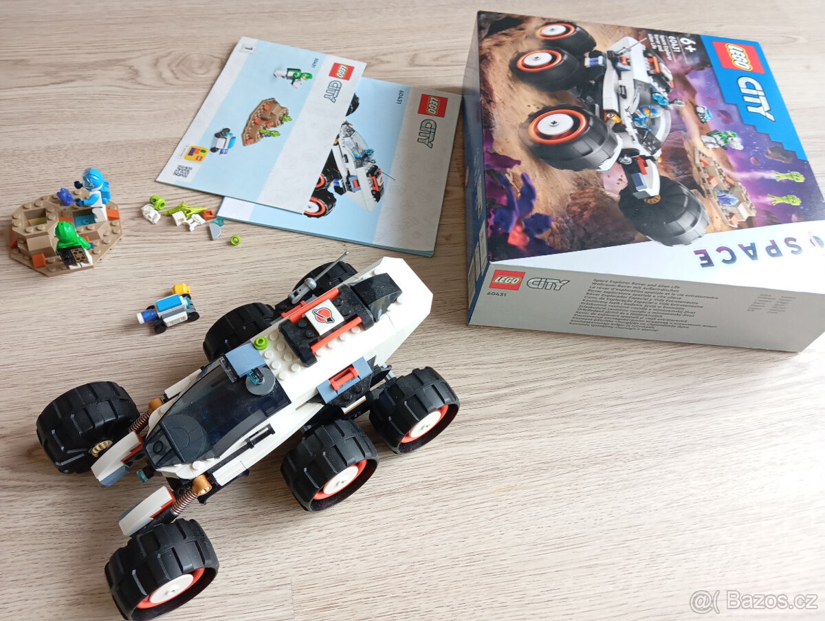 LEGO City 60431 Průzkumné vesmírné vozidlo a mimozemský živo