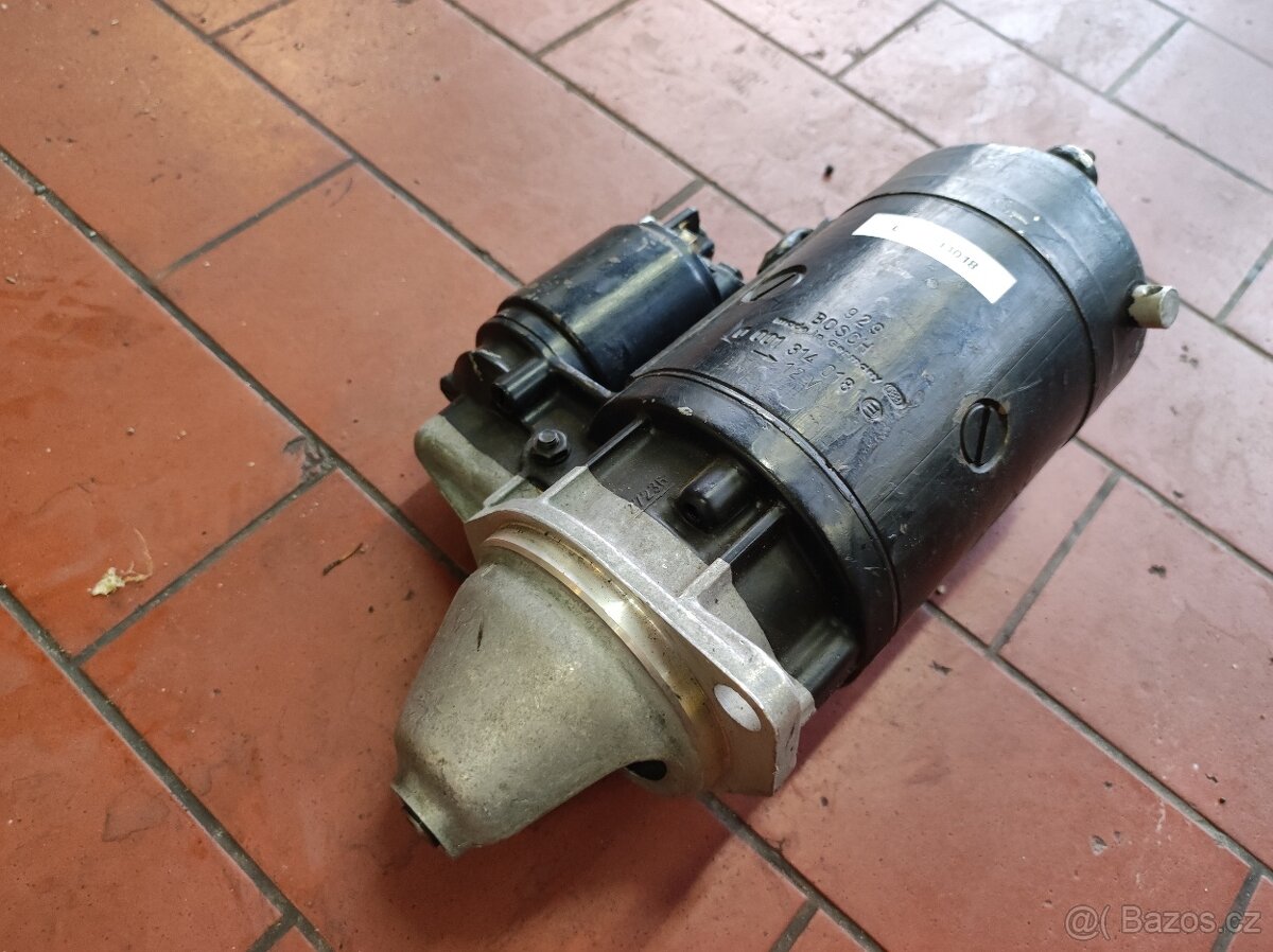 Novy starter Bosch na Mercedes-Benz W123 a jine